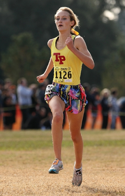 2009 CIF XC Girls D1-086.JPG - 2009 California CIF Cross Country Championships, Woodward Park, Fresno, California